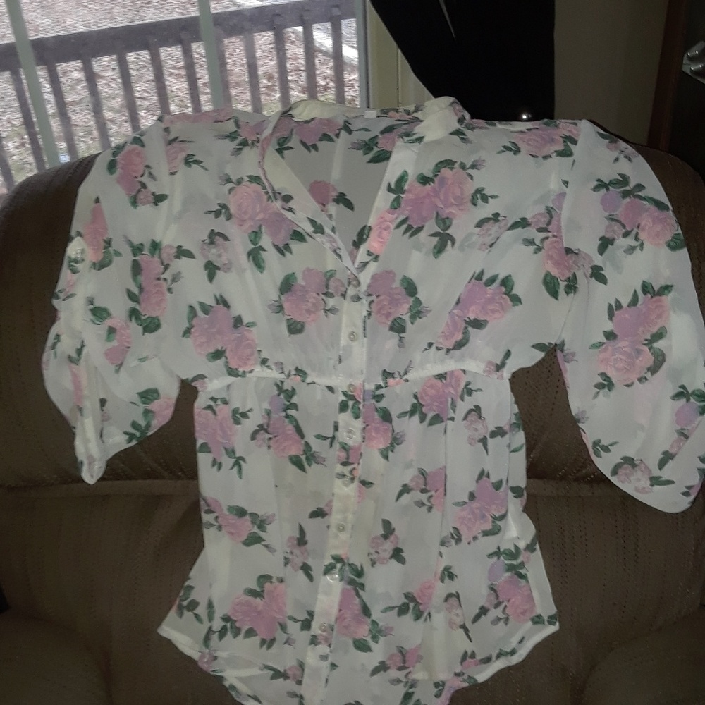 Flowered blouse